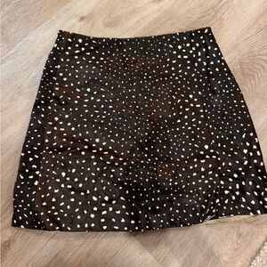 Kate spade Saturday 100% cow leather mini skirt size 4